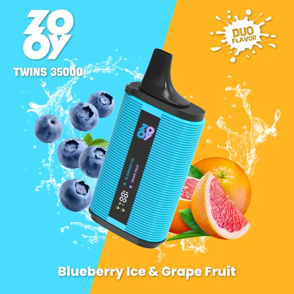 ZOOY TWINS 35000 35K Puffs Disposable Vape – Ultimate Dual-Flavor Device - Image 3