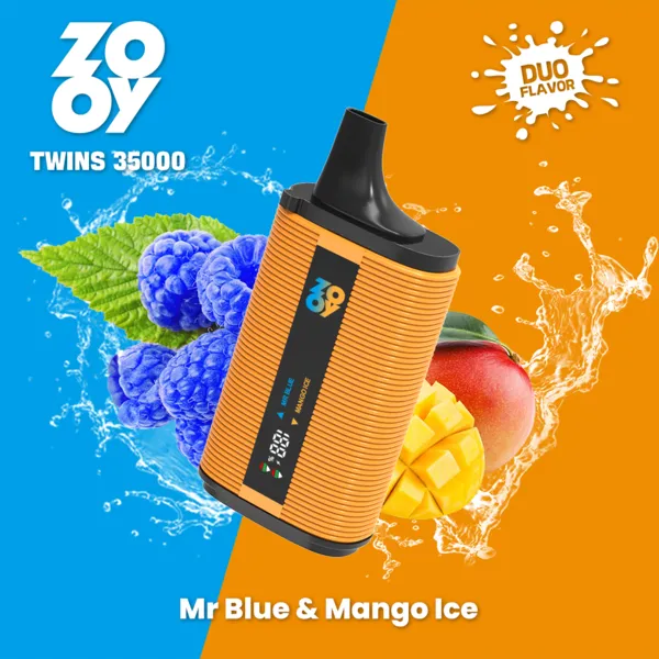 ZOOY TWINS 35000 35K Puffs Disposable Vape – Ultimate Dual-Flavor Device - Image 5