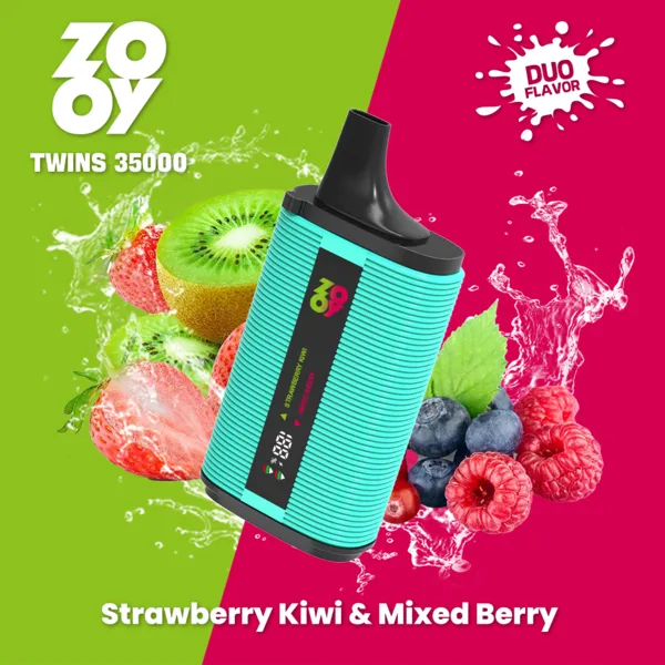 ZOOY TWINS 35000 35K Puffs Disposable Vape – Ultimate Dual-Flavor Device - Image 9