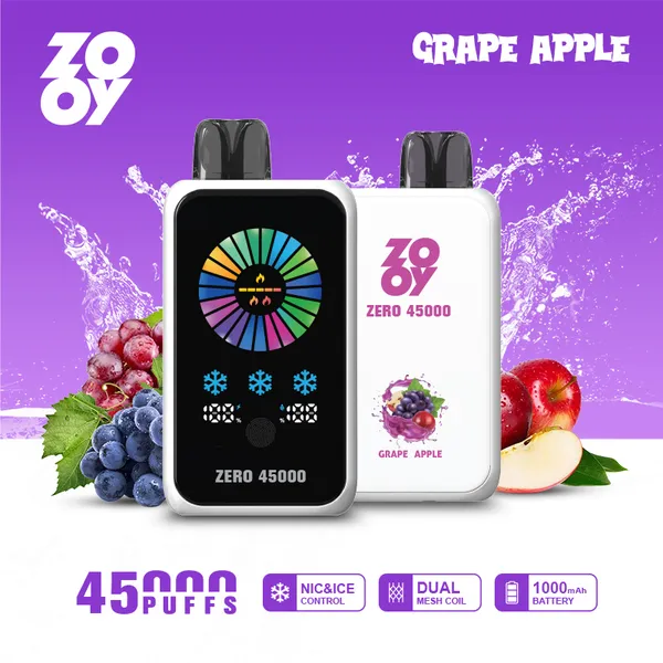 ZOOY ZERO 45000 Puffs – Ultimate Next-Gen Smart Disposable - Image 5