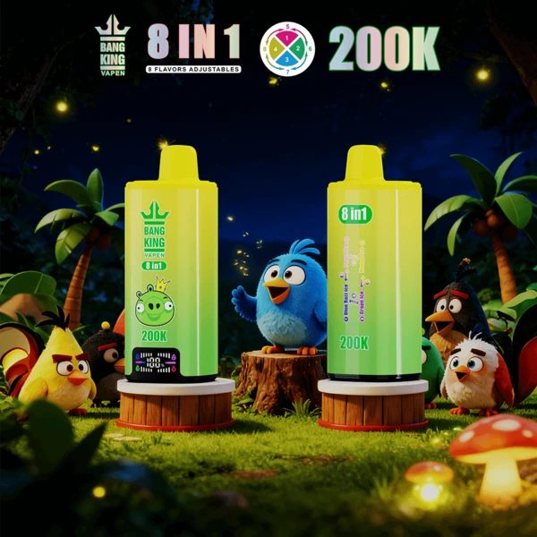 Bang King 200K 8-in-1 Flavors Disposable Vape | 200,000 Puffs – Ultimate Best Flavor Power - Image 5