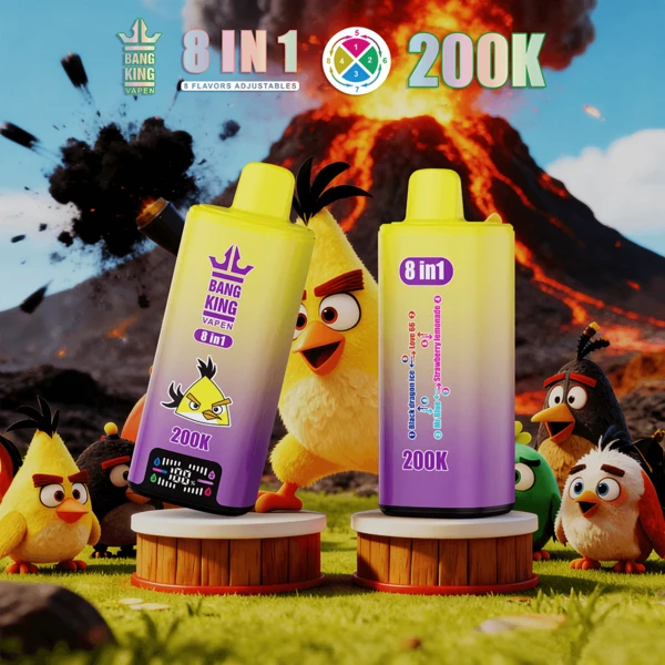 Bang King 200K 8-in-1 Flavors Disposable Vape | 200,000 Puffs – Ultimate Best Flavor Power - Image 8