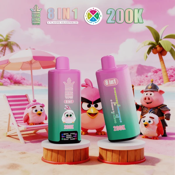 Bang King 200K 8-in-1 Flavors Disposable Vape | 200,000 Puffs – Ultimate Best Flavor Power - Image 9