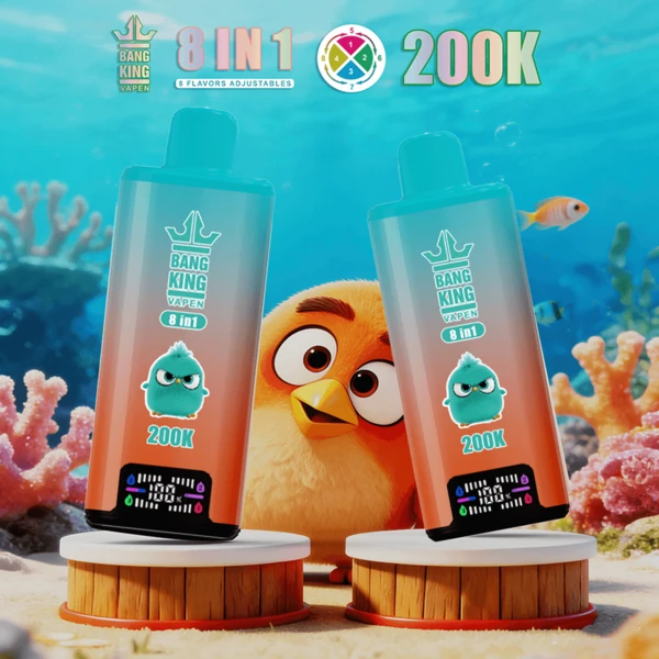 Bang King 200K 8-in-1 Flavors Disposable Vape | 200,000 Puffs – Ultimate Best Flavor Power - Image 12