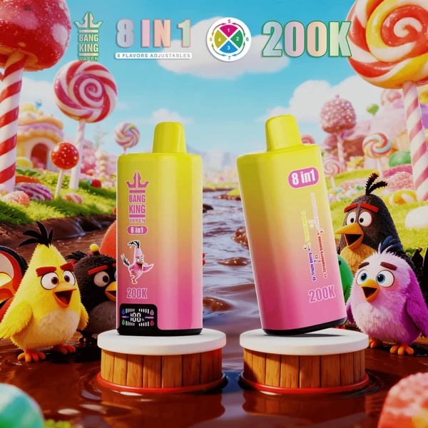 Bang King 200K 8-in-1 Flavors Disposable Vape | 200,000 Puffs – Ultimate Best Flavor Power - Image 11