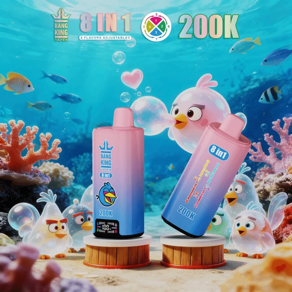 Bang King 200K 8-in-1 Flavors Disposable Vape | 200,000 Puffs – Ultimate Best Flavor Power - Image 4
