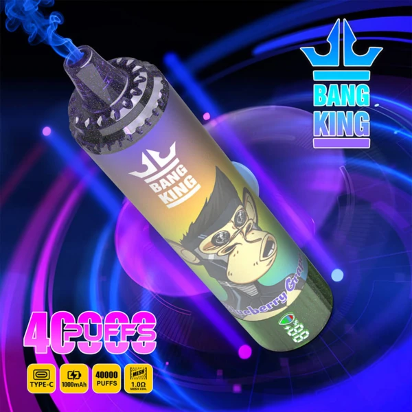 Bang King 40K Tornado Disposable Vape | 40,000 Puffs – Powerful Dual Mesh Performance - Image 3
