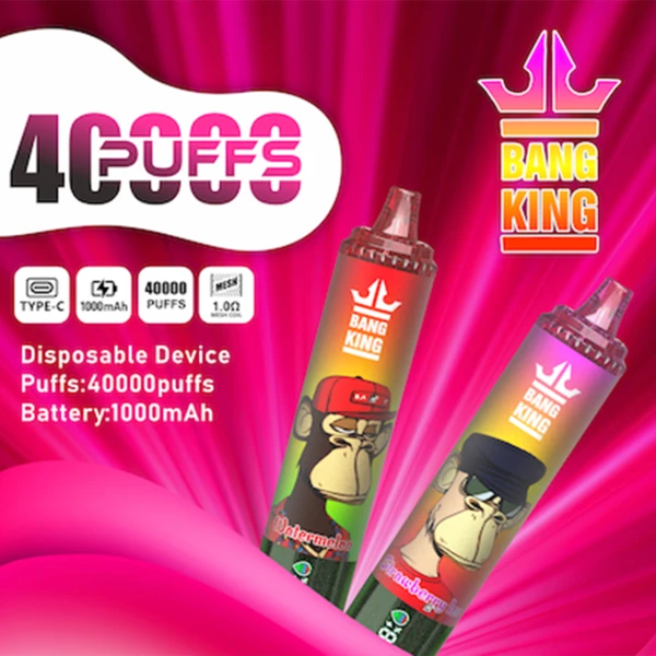Bang King 40K Tornado Disposable Vape | 40,000 Puffs – Powerful Dual Mesh Performance