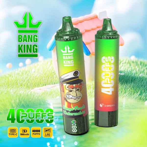 Bang King 40K Tornado Disposable Vape | 40,000 Puffs – Powerful Dual Mesh Performance - Image 11