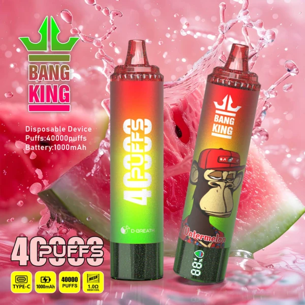 Bang King 40K Tornado Disposable Vape | 40,000 Puffs – Powerful Dual Mesh Performance - Image 4