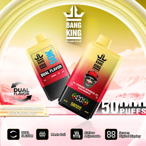 Bang King 50000 Puffs Dual Flavor Disposable Vape | 50K Vape – Ultimate Pro Display Edition - Image 9