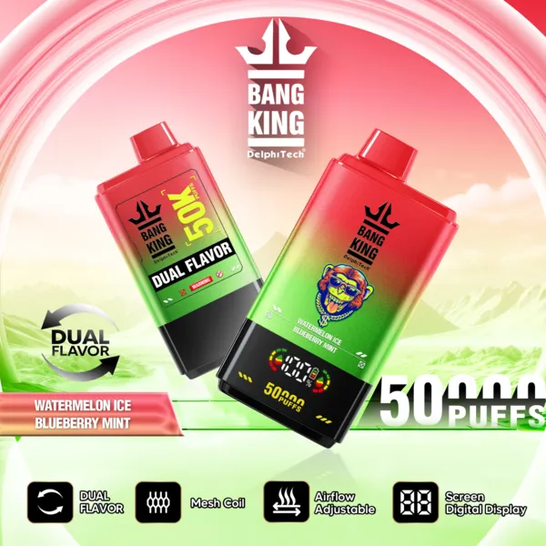 Bang King 50000 Puffs Dual Flavor Disposable Vape | 50K Vape – Ultimate Pro Display Edition - Image 12