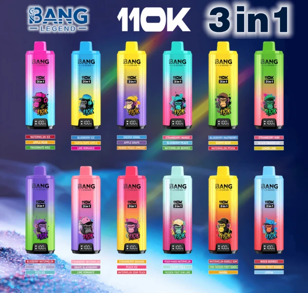 Bang Legend 110K 3-in-1 Disposable Vape | 110000 Puffs | Ultimate Triple Flavor Power - Image 2