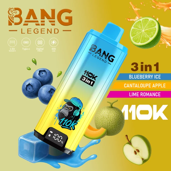 Bang Legend 110K 3-in-1 Disposable Vape | 110000 Puffs | Ultimate Triple Flavor Power - Image 3