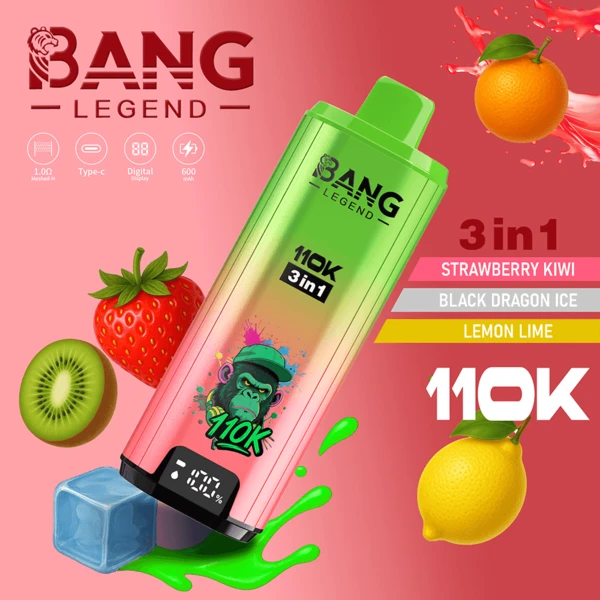 Bang Legend 110K 3-in-1 Disposable Vape | 110000 Puffs | Ultimate Triple Flavor Power - Image 10