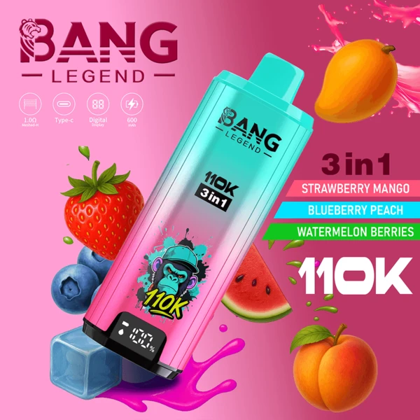 Bang Legend 110K 3-in-1 Disposable Vape | 110000 Puffs | Ultimate Triple Flavor Power - Image 11