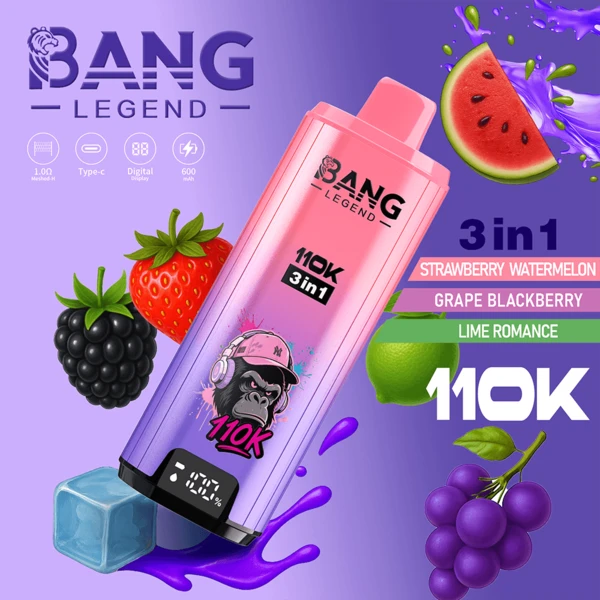 Bang Legend 110K 3-in-1 Disposable Vape | 110000 Puffs | Ultimate Triple Flavor Power - Image 12
