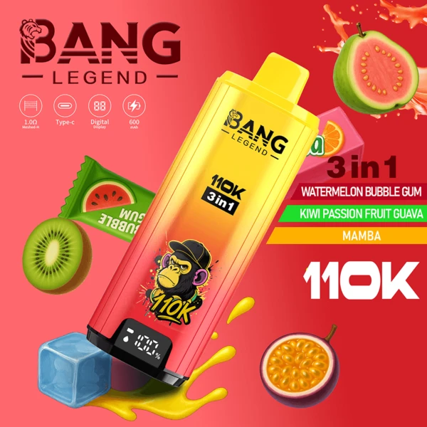 Bang Legend 110K 3-in-1 Disposable Vape | 110000 Puffs | Ultimate Triple Flavor Power - Image 13