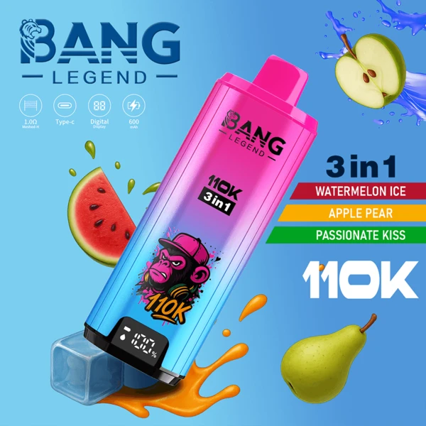 Bang Legend 110K 3-in-1 Disposable Vape | 110000 Puffs | Ultimate Triple Flavor Power - Image 14
