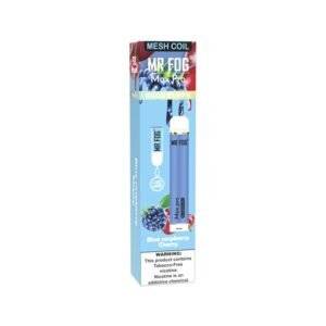 Mr Fog Max Pro Blue Raspberry Cherry Disposable 2k Puffs